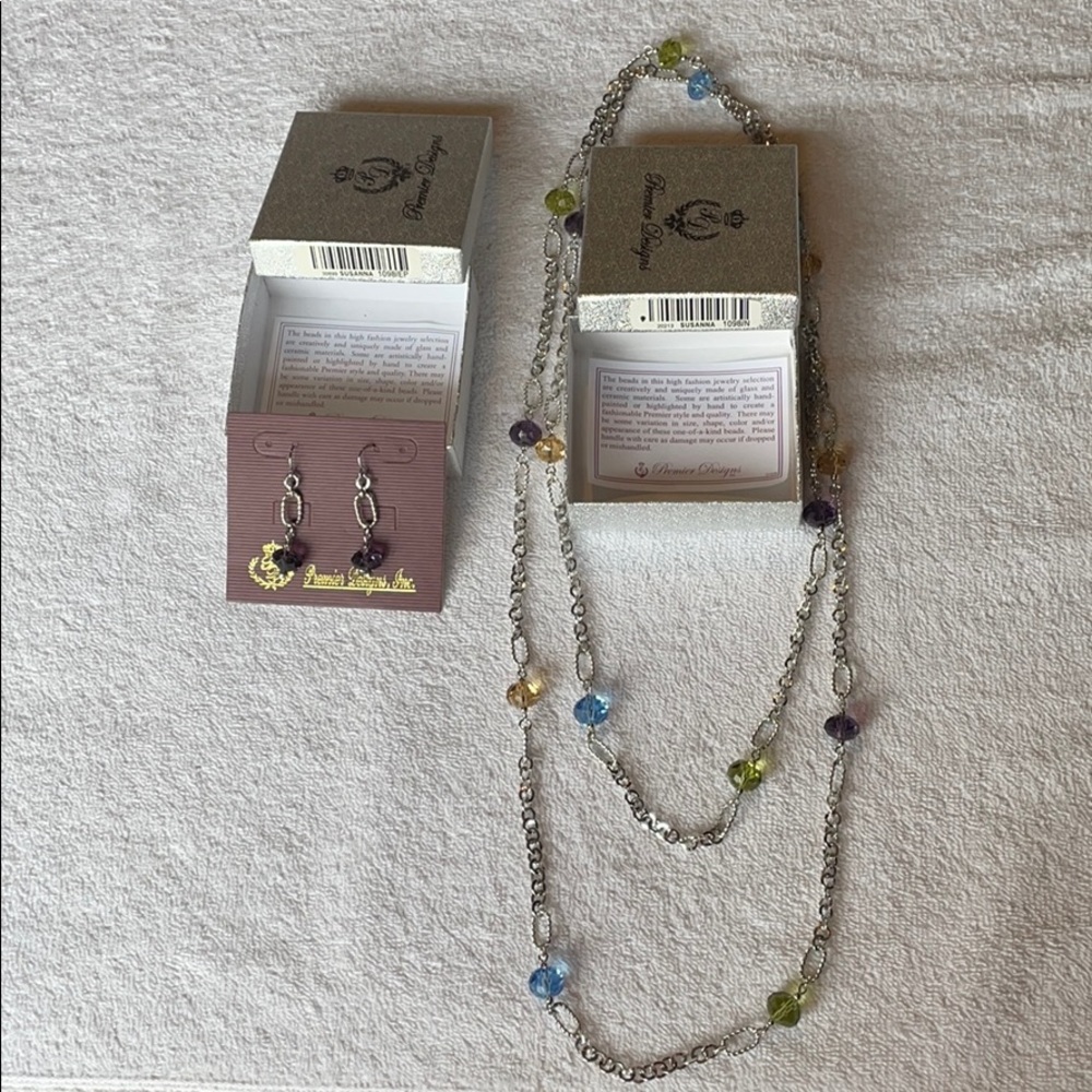 NWT Premier Designs Susanna necklace & earrings